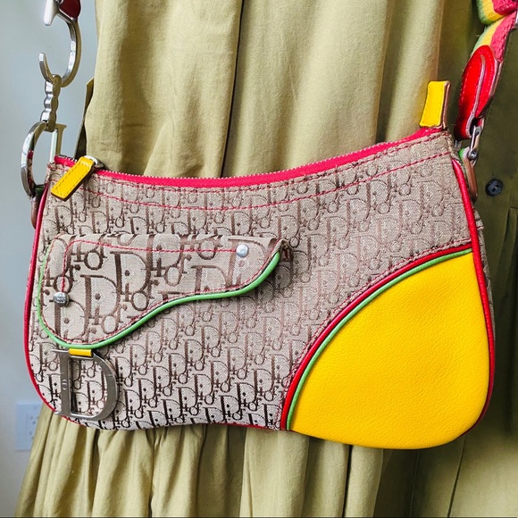 Christian Dior Rasta Trotter Double Saddle Bag - Picture 12 of 16